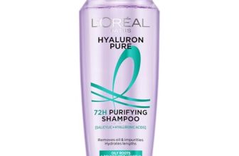 L’Oréal Paris Hyaluron Pure 72H Purifying Shampoo, For oily scalp & dry hair with salicylic and hyaluronic acid, 340 ml