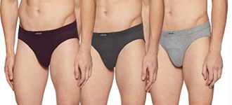 Levi’s Men 100 CA STYLE 11 COMFORT BRIEF LT. GREY MELANGE,DK. GREY MELANGE,WINE P3 Size- M