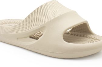 action Men COOL-1004 Trendy Comfortable Lightweight Breathable Casual Slip-On Slides(Beige , 7)
