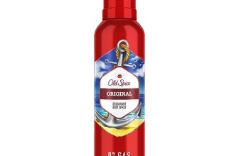 Old Spice Original No Gas 24 hour Long Lasting Freshness Deodorant Perfume Body Spray For Men, 140ml