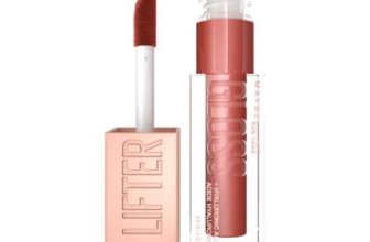 Maybelline New York Lifter Gloss, Hydrating Lip Gloss, Rust, 5.4 ml