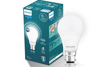 Philips 9W Motion Sensor B22 LED Bulb | Motion Sensor Light for Home | Motion and Ambient Sensor LED Bulb | Crystal White, Pack of 1
