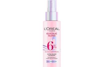 L’Oréal Paris Glycolic Gloss Shine Glazing Acidifier, Rinse off Treatment, powered by 6% Glycolic Acid, long lasting shine for up to 2 weeks, 100ml