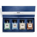 Engage Perfume Gift Set for Men, 80ml, Luxury Long Lasting Eau De Parfum, Travel Size Perfume Combo 20ml x 4, Ideal Gift for Men