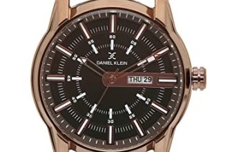 Daniel Klein Leather Analog Brown Dial Men’s Watch-Dk11599-4