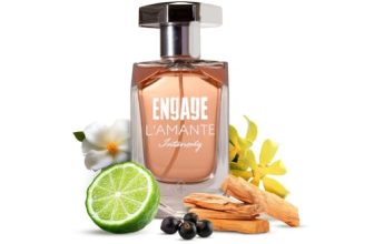 Engage L’amante Intensity Eau De Parfum for Women, Woody Fragrance Scent, Premium Perfume for Women, Long Lasting and Skin Friendly, 100ml