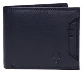 WildHorn® Oliver Blue Leather Wallet for Mens