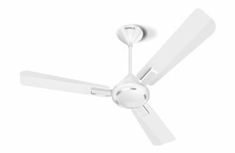Havells 1200mm Ambrose Energy Saving High Speed Ceiling Fan|Premium Finish, Deco.Fan, Elegant Looks, High Air Delivery, 100% Pure Copper Motor|2 Yr Warranty by Brand | (Pack of 1, Chrome)