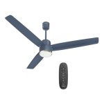 Havells FAB BLDC Underlight 1200 mm Ceiling Fan| 5 Star| Upto 65% Saving| Air Delivery: 235 cmm|Low Wattage: 30W| Low Noise|4 Speed Mode| 380 RPM| 2 Years Manufacturer Warranty (Denim Blue)