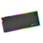 Ant Esports MP385R RGB Gaming Mousepad, Large 650*300*3mm Speed Surface, Waterproof LED Desk Mat with 7 Colours & 3 Lighting Modes, Stitched Edges, Non-Slip Rubber Base for PC Gamers, Laptop – Black