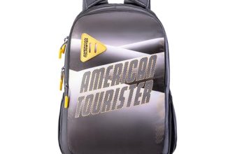 American Tourister Nexa Style 03 | 32 L Backpack | 3 Compartments | School & College Bag for Men & Women | Black | 1 Yr Global Warranty