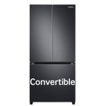 Samsung 550 L Inverter Frost-Free French Door Refrigerator (RF57A5032B1/TL, Black DOI, Convertible), Real Stainless, Convertible