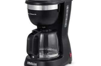 INALSA 6 Cups 650-Watt Coffee Maker with Anti Drip & Keep Warm Function|Overheat Protection|See Through 680 ML Carafe|630 ML Water Tank Capacity|Reusable Coffee Filter(Brew Matic DX)