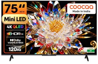 coocaa 190 cm (75 inches) 4K Ultra HD Smart Mini LED QLED Google TV 75MINI75Q