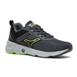 Campus Men’s Hurricane D.Gry/BLK Running Shoes – 8UK/India 6G-842