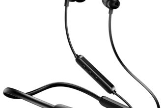 Boat Rockerz 255 Pro+, 60HRS Battery, Fast Charge, IPX7, Dual Pairing, Low Latency, Magnetic Earbuds, in Ear Bluetooth Neckband, Wireless with Mic Earphones (Active Black)