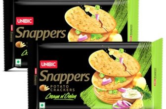 Unibic Snappers Cream & Onion 560gm/600gm Weight may Vary