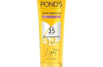 POND’S Serum boost sunscreen prevent and fade dark patches with the power of SPF 35 and NIACINAMIDE-C Serum 50g