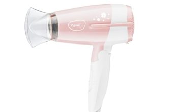 Pigeon Hair Dryer| 1200 Watts| 3 Speed & Temperature With Cool Shot (Hot/Cool/Warm)| Foldable Handle| For Women and Men| 2 Years Warranty, Pink