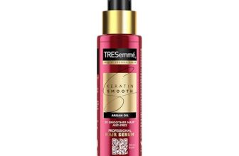 TRESemmé Keratin Smooth Serum 100ml With Keratin Protein and Argan Oil | Salon-Like Smooth Hair | Up To 48H Frizz Control