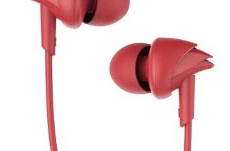 Boat Bassheads 100 in Ear Wired Headphones Earphones with Mic (Furious Red)