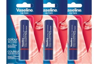 Vaseline Colour+Care Kissing Red Tinted Lip Balm Stick 3g (Pack of 3)