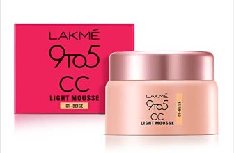 Lakme 9 to 5 CC Mousse Beige 25gm|| Light Face Makeup with Natural Coverage|| SPF 30