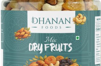 Dhanan foods Natural Premium Healthy Nutmixed[ 250gm ][ JAR ] Almonds, Assorted Fruits & Nuts, Cashews, Dry Dates, Raisins, Kernels(1 x 0.25 kg)