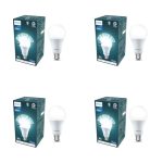 Philips 30W Dimmable LED Bulb | Cool White 6500K | B22 Base | Adjustable Brightness LED Light | Energy Efficient & Versatile Lighting | Pack of 4