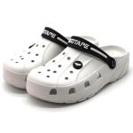 Red Tape Designer Comfortable Clogs, Sandals With Adjustable Back Strap For Men Off White – 9 Uk