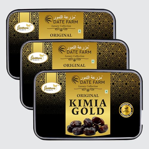 DATE FARM Kimia Dates Wet, Original Kimia, 100% Natural, Arabian Dates, Khajur, Boosts Immunity, No Added Sugar, Gluten-Free, 1.5 kg, Fresh