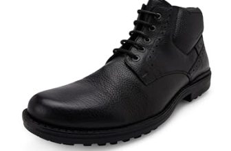 Pierre Cardin PC5010 Leather Boot for Men_Black P1_43