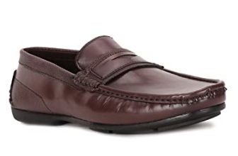 Bata Mens Xmap-1 Maroon Loafers