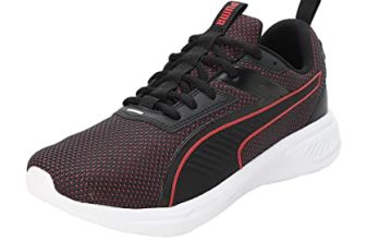 PUMA Men, Scorch Runner V2, Black-For All Time Red-White, Running Shoe, 8UK, (37998802)