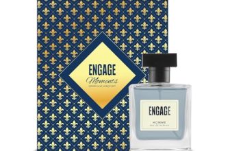 Engage Gift Set – Moments Luxury Perfume Gifts for Men, Homme 100ml, Long Lasting Smell, Perfume for males, Pack of 1, Gift Set for Men, Best Birthday, Anniversary, Gift Hamper by ITC, Eau De Parfum for Man