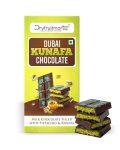 Dryfruit Mart Dubai Kunafa Chocolate Bar, Filled With Crunchy Pistachio Kunafa, 90g (1 Pack)