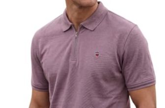 Louis Philippe_Mens_Solid_Mauve_Tshirt_LYKPCSLP023198_L