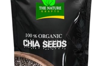 The Nature Krafts chia seeds | chia seeds for weight loss | Omega-3 Seeds for Eating | Non-GMO and Fibre Rich Seeds (1 kg)