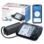 Beurer Bm 54 Fully Automatic Upper Arm Blood Pressure Monitor With Universal Cuff Up To 44 Cm,Risk Indicator,Xl Display,Pulse Measurement,Bluetooth (Bm54),Black (Pack Of 1) (655.12)