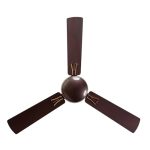 RR Signature Audie 1200MM 2 Star BEE Certified Energy Efficient 50-Watt High-Speed Ceiling Fan For Home and Office (Charcol Black)