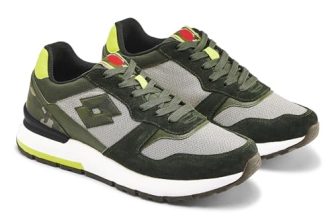 Lotto Men Tokyo Ginza Camo Jade Night Green Sneakers