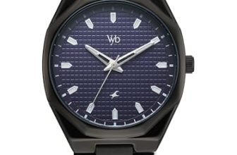 Fastrack Vyb Nimbus with Quartz Analog Purple Dial Black Zinc Alloy Strap Watch for Men – FV30043NM01W