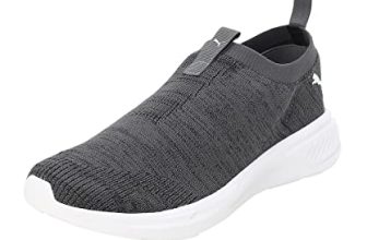 Puma Men, Scorch Mark Slip On, Black-White-Cool Dark Gray, Sneaker, 9UK, (37998701)