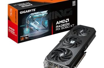GIGABYTE Radeon RX 9060 XT Gaming 8G Graphics Card, PCIe 5.0, 8GB GDDR6, GV-R9060XTGAMING-8GD Video Card