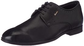 Bata Sandy E Men Formal Lace-up Shoes in Black Size- 7