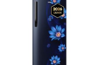 IFB 187L 2 Star Direct-Cool Single Door Refrigerator with 30 Hrs Cooling Retention, Big Vegetable Box, XL Bottle Bin & 4 Year Super Warranty (2026, IFBDC-213BXBWE, Wild Flower Blue)