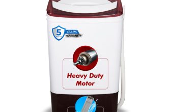 MarQ by Flipkart by Flipkart 8 kg Washer only Maroon, White(MQVWA800NNNLB)