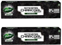 Dabur Activated Herbal Charcoal Toothpaste With Mint 120gm 2pc Toothpaste(240 g, Pack of 2)
