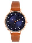 French Connection Leather Analog Blue Dial Women’s Watch-Fcn00010E
