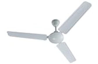 Bajaj Frore 1200 mm (48″) Star Rated Ceiling Fans for Home |BEE Star Rated Energy Efficient Ceiling Fan |Rust Free Coating for Long Life |High Air Delivery |2-Yr Warranty White (Pack of 3)